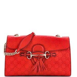 Emily Chain Flap Bag Guccissima Leather #249797G11B